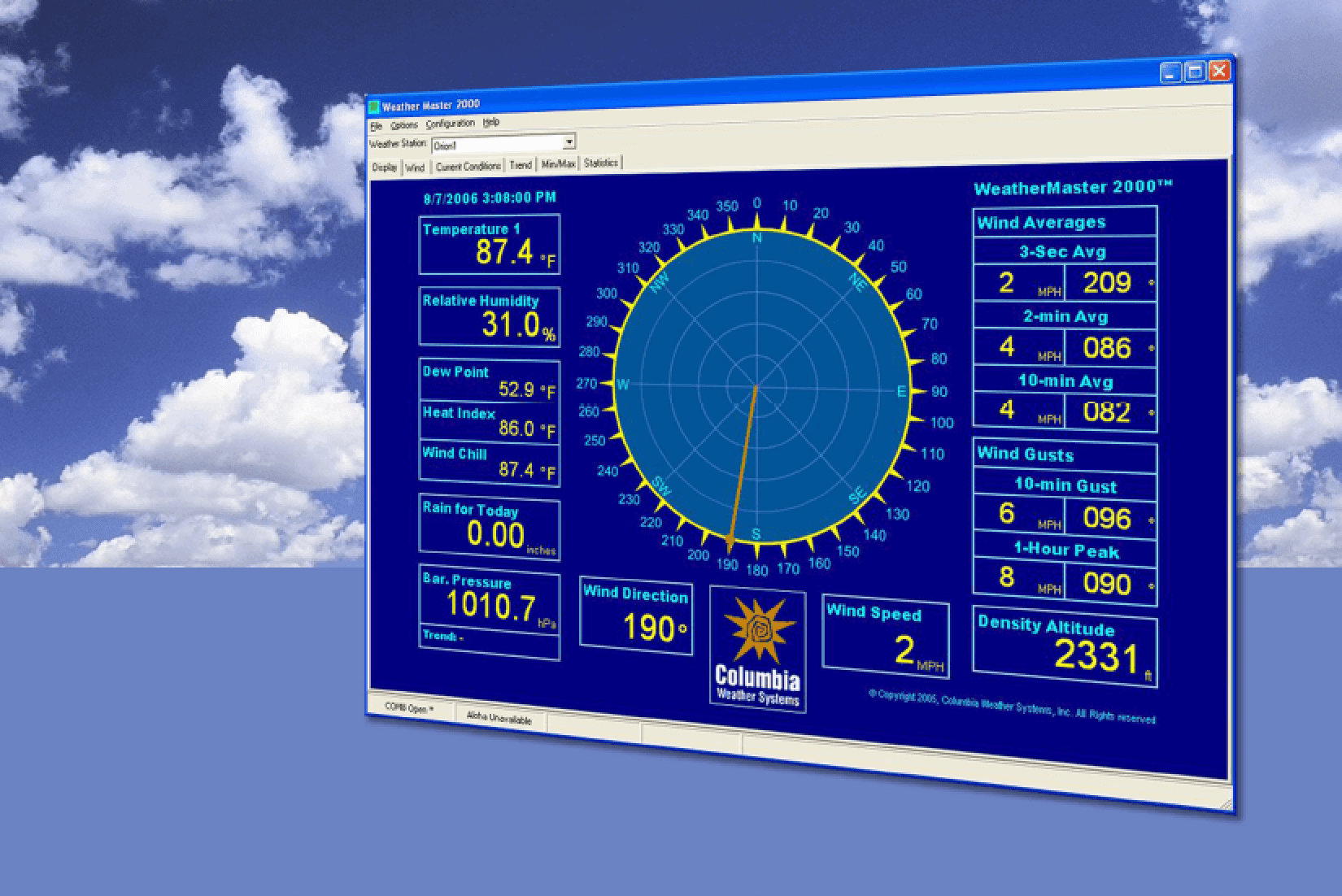 weather station software download